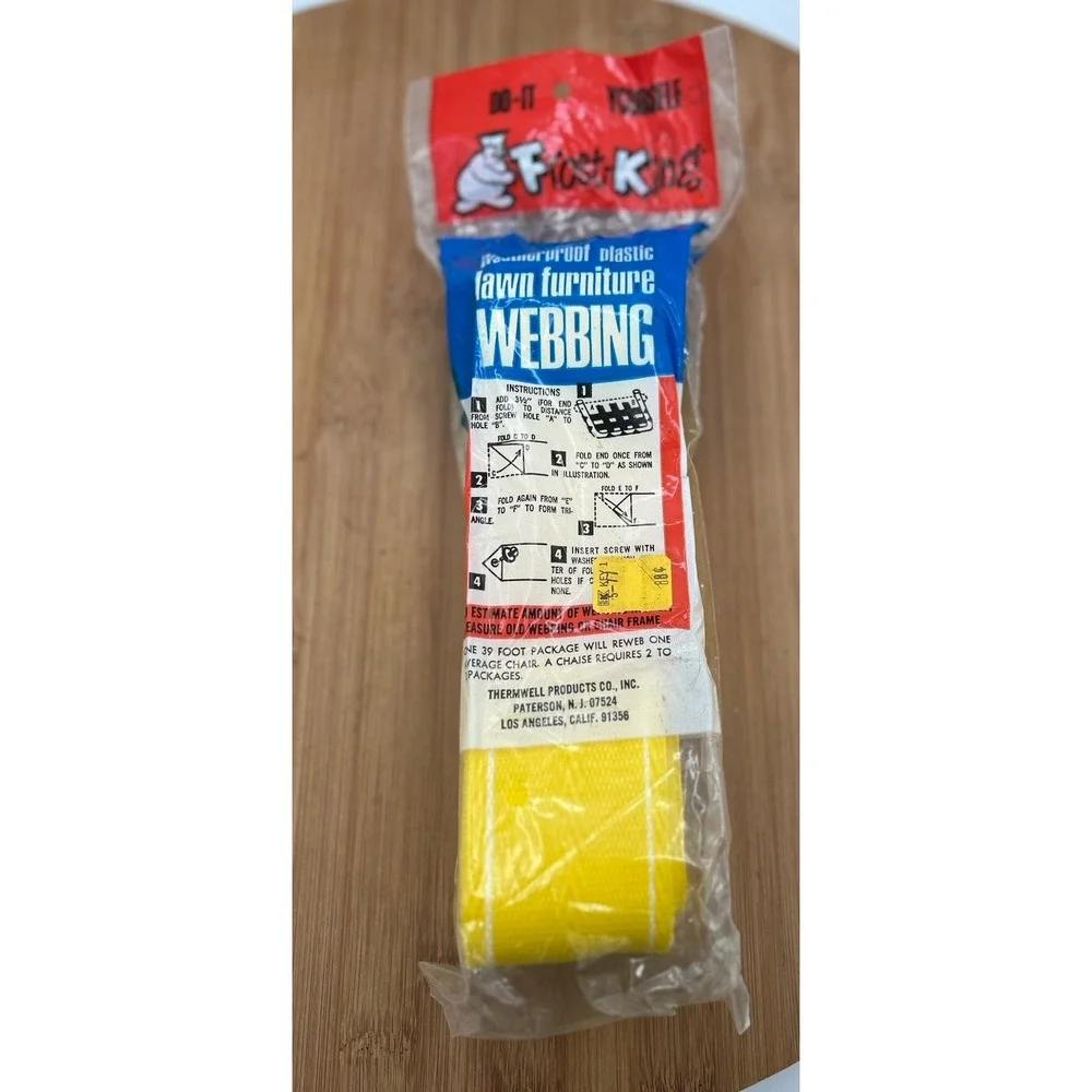 FROST KING Lawn Chair Replacement Webbing 2 1/4